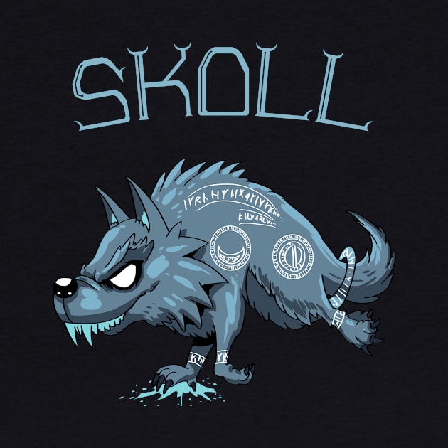 The Devourer of the Sun: Skoll the Wolf by Holymayo Tee